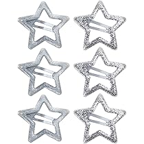 Amazon | ちらつき星 Y2K スタイル シルバー ヘアピン スイート